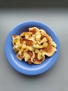 Mini Pancakes mit Kiwi