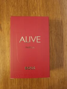 Alive von Hugo Boss in der Verpackung