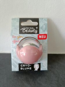Cryo Blume Gesichtsroller von for your Beauty in der Verpackung