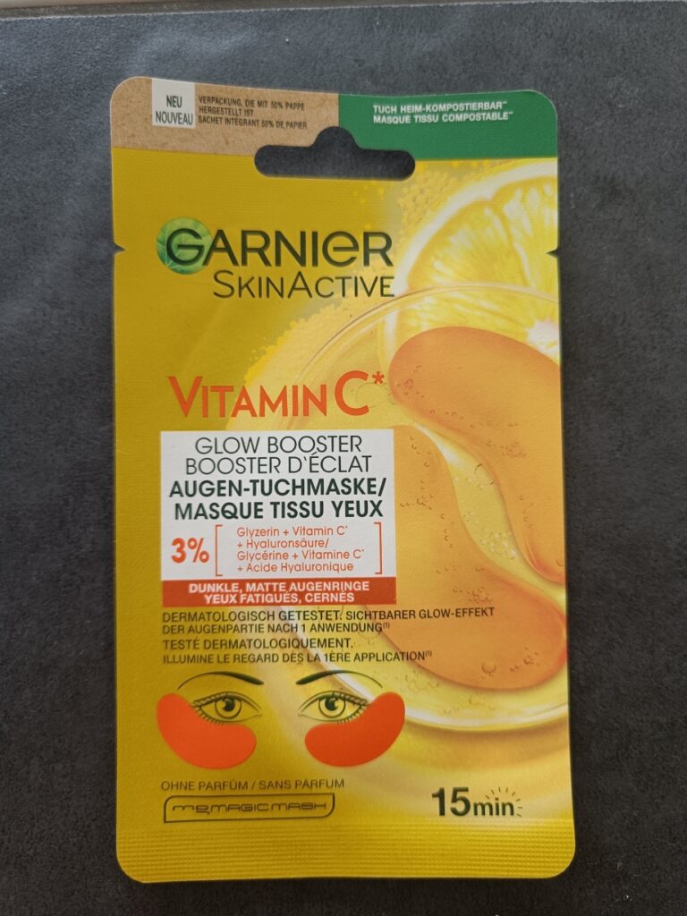 Vitamin C Augentuchmaske von Garnier