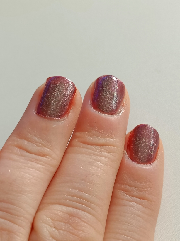Ergebnis mit dem Diamond Dust Top Coat