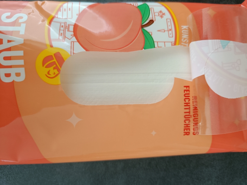 Die Tücher kann man einzeln entnehmen