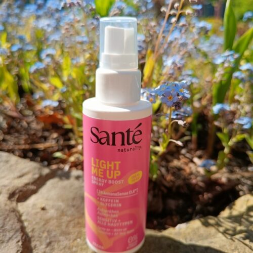 Testbericht zum Santé Light me up Energy Boost Gesichtsspray (Influenster)