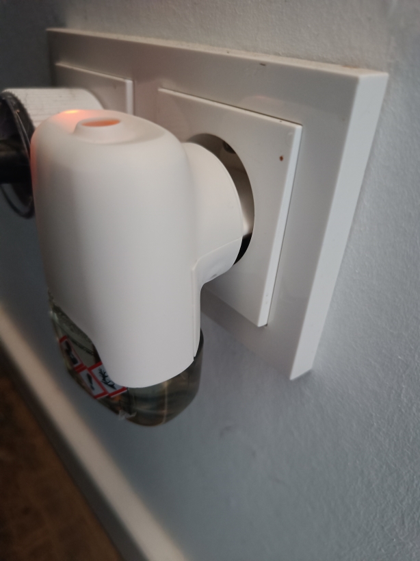 Der Stecker in Aktion