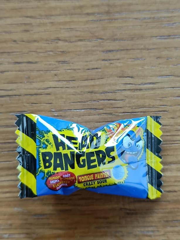 Verpackung der Himbeerbonbons