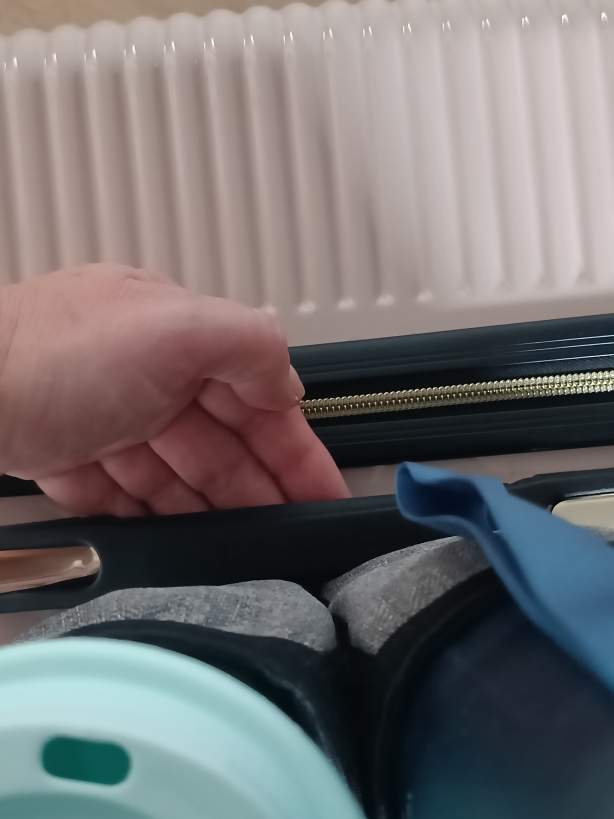 Man kommt noch gerade eben an den Griff dran